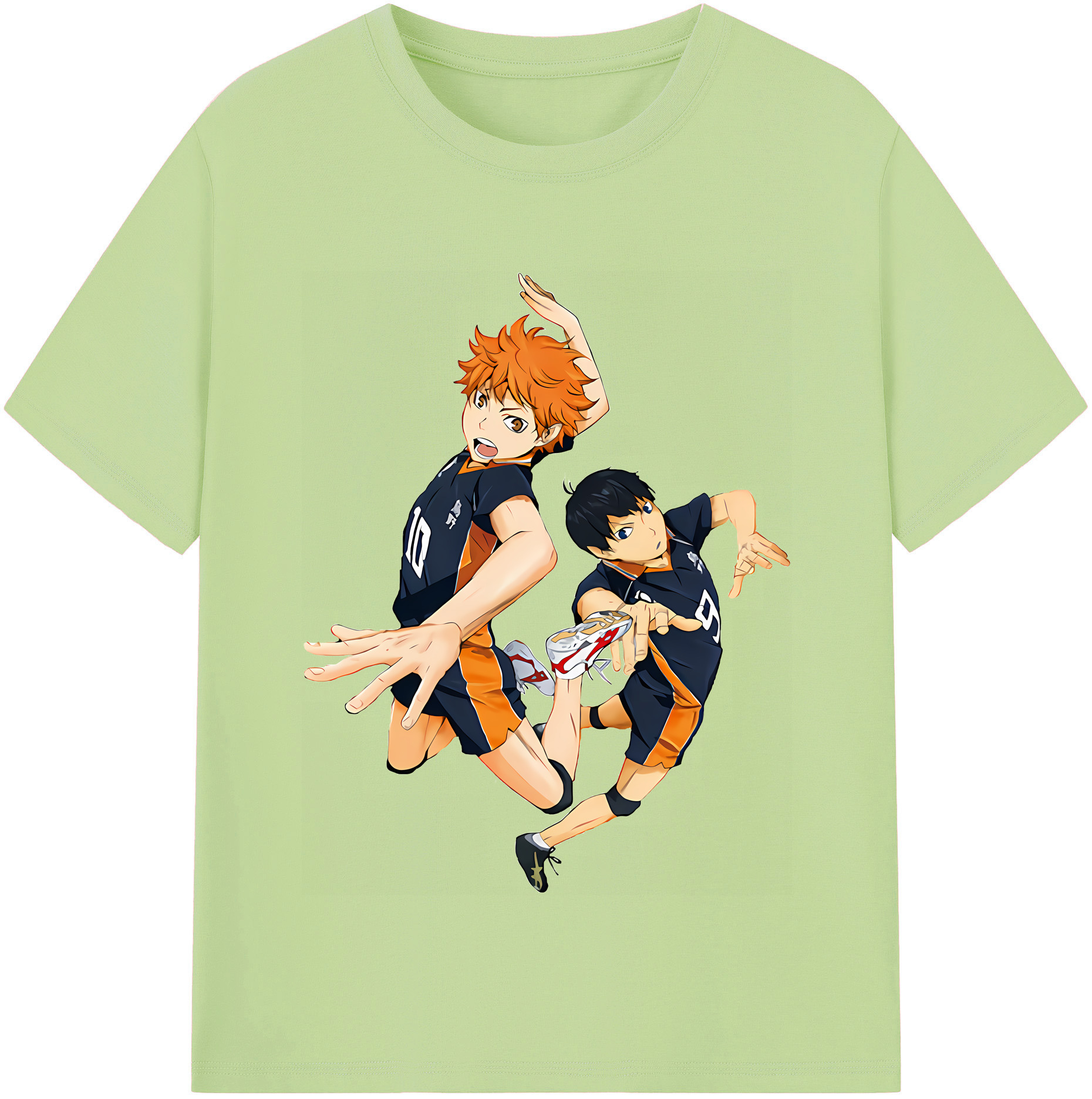 （画像用） ハイキュー!! Haikyu!! 綿100％半袖Tシャツ（フロントプリント）